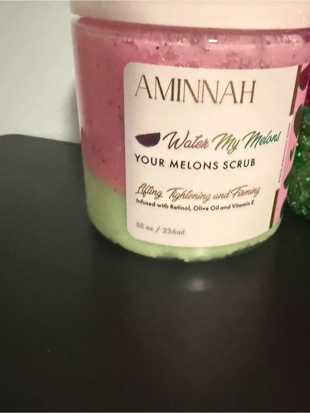 Aminnah beauty bundle set: Pink and Green Glitter Ipsy bag and lip duo! New